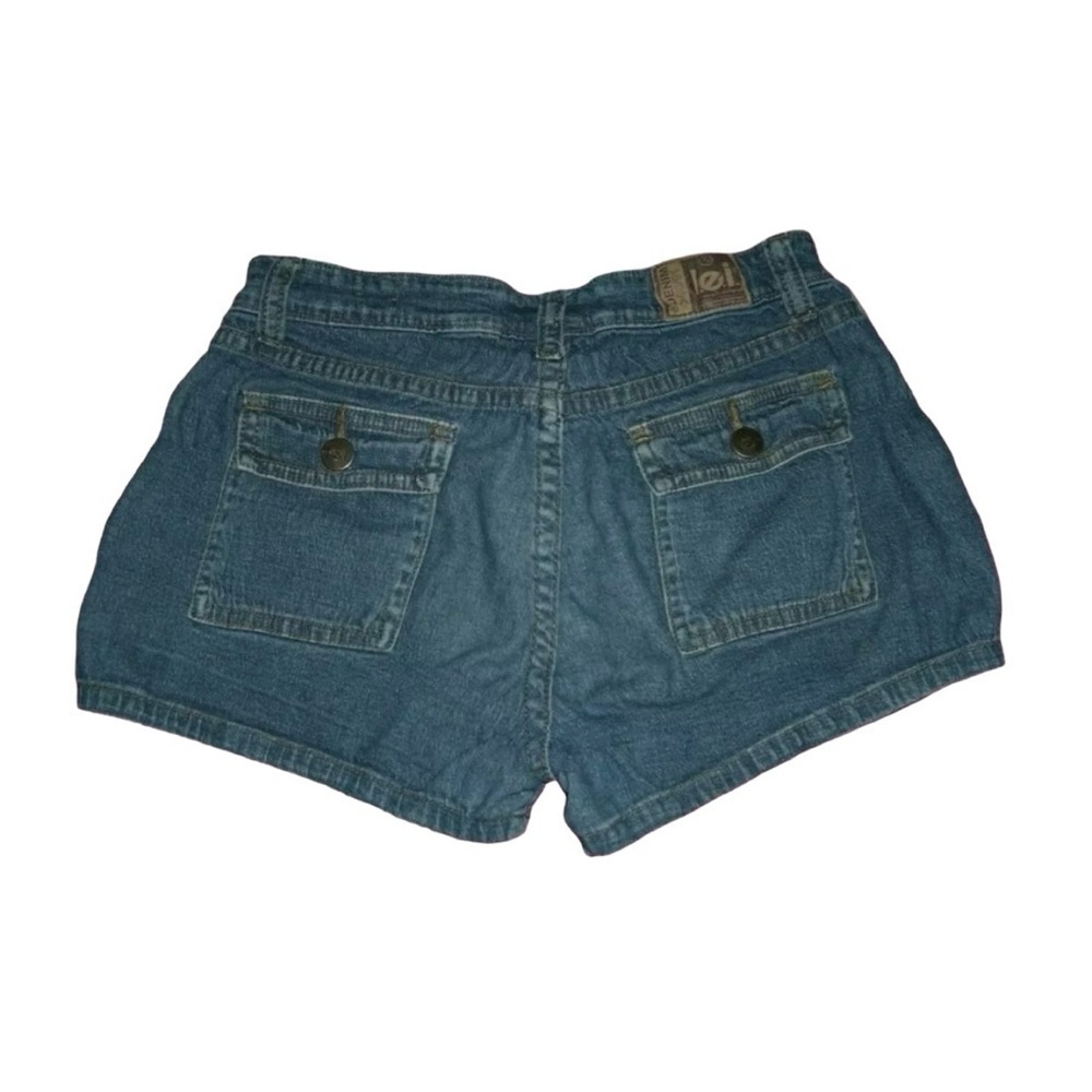 Vintage 90s LEI Shorts Short Cargo egirl Retro Stretchy Utility Denim y2k VTG